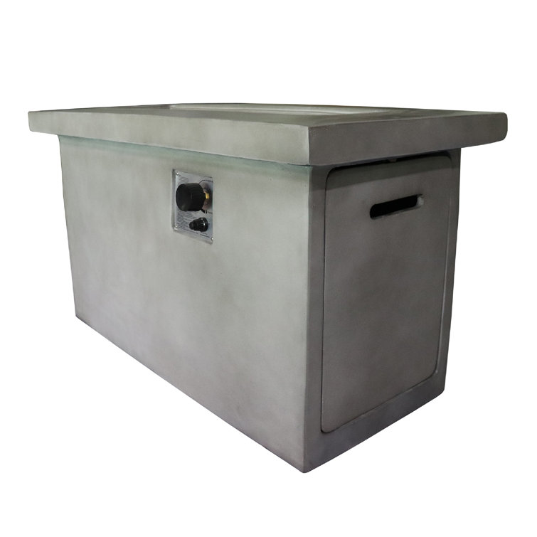 Joss & Main Burnaby 23.6'' H x 42.3'' W Clay Propane Outdoor Fire Pit